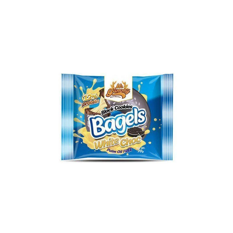 Newtritions Mr Yummy Bagels Gusto Cioccolato Bianco 70g