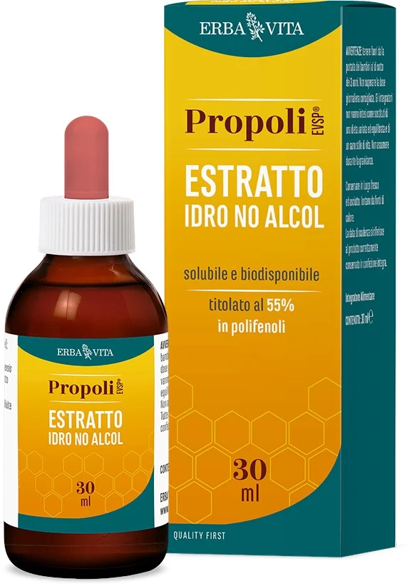 Erba Vita Propoli Evsp Estratto Idro no Alcool 30 ml