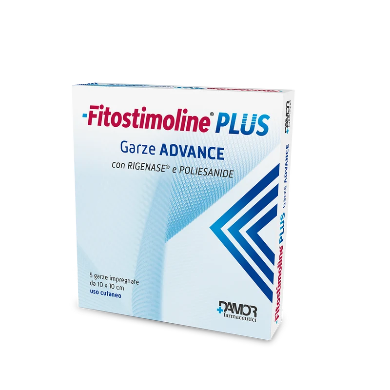 Fitostimoline Plus Garze Advance 5 Pezzi
