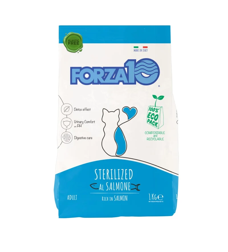Forza10 Adult Maintenance Sterilized Crocchette Al Salmone Gatti Adulti Sacco 1kg