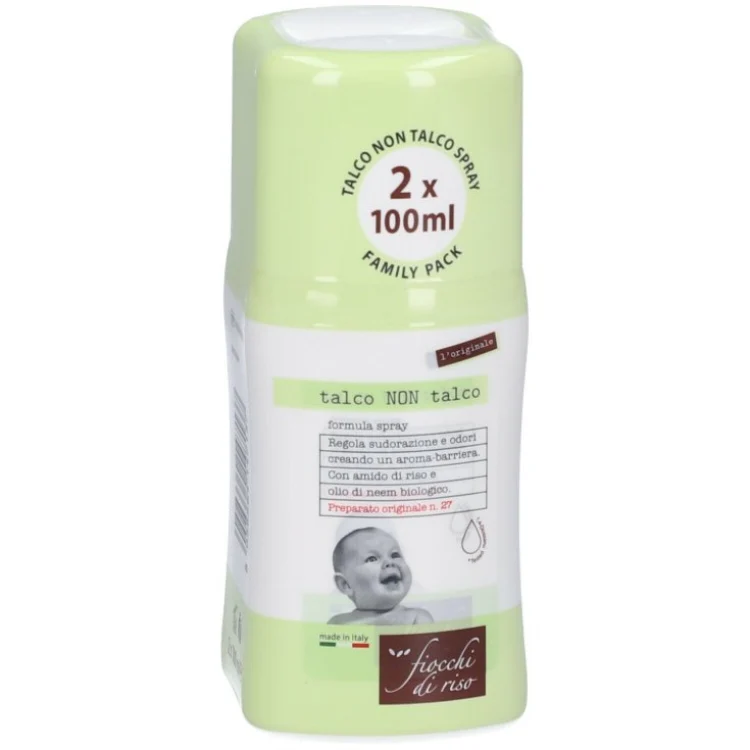 FIOCCHI DI RISO TALCO NON TALCO 2X100 ML.