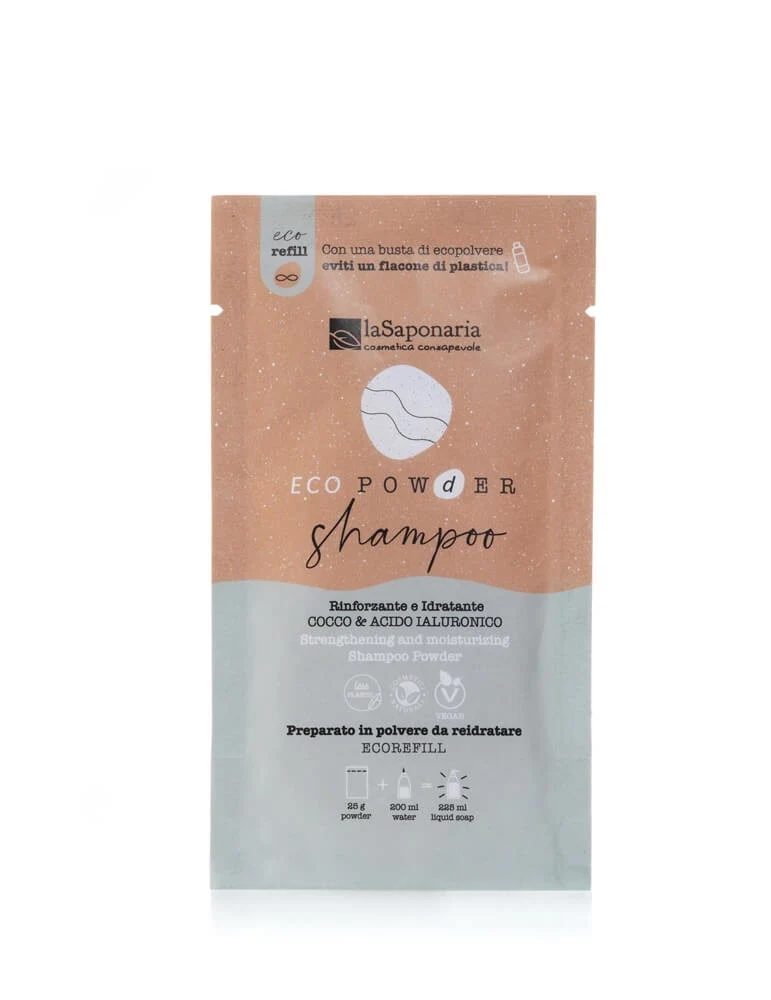 Shampoo in Polvere – Rinforzante e Idratante per Capelli Secchi e Sfibrati