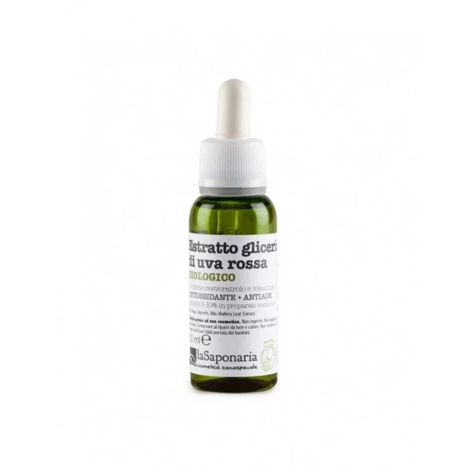 Estratto Glicerico di Uva Rossa – Materia Prima Cosmetica Antiossidante per Pelle Matura