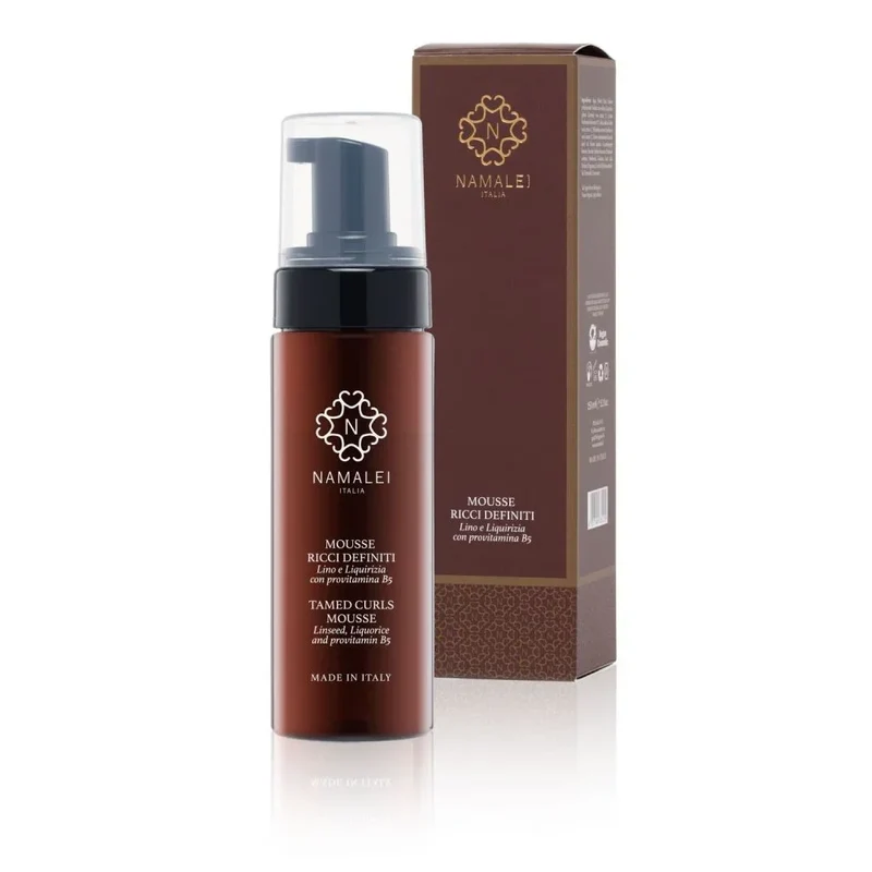 Mousse Ricci Definiti – Mousse Styling Nutriente per Capelli Ricci e Mossi