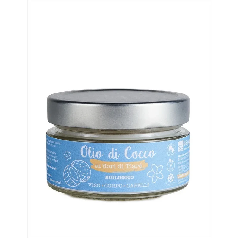 Olio di Cocco Fiori di Tiarè – Olio Nutriente per Pelle e Capelli Secchi