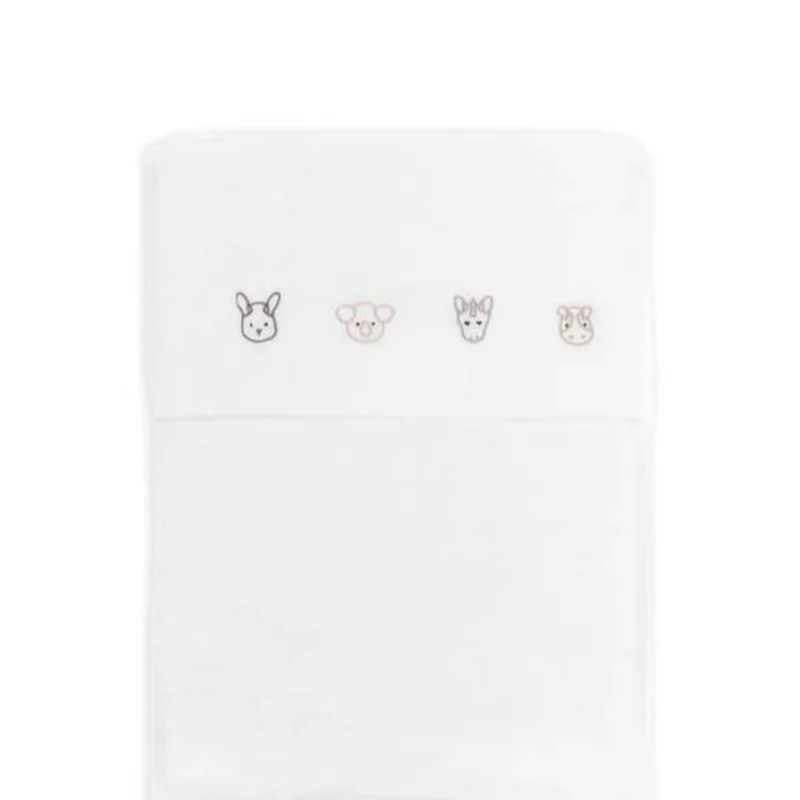 BAMBOOM LENZUOLO PER LETTINO 110X140 CON FEDERA ANIMAL FRIENDS (LISTA N ENEA)