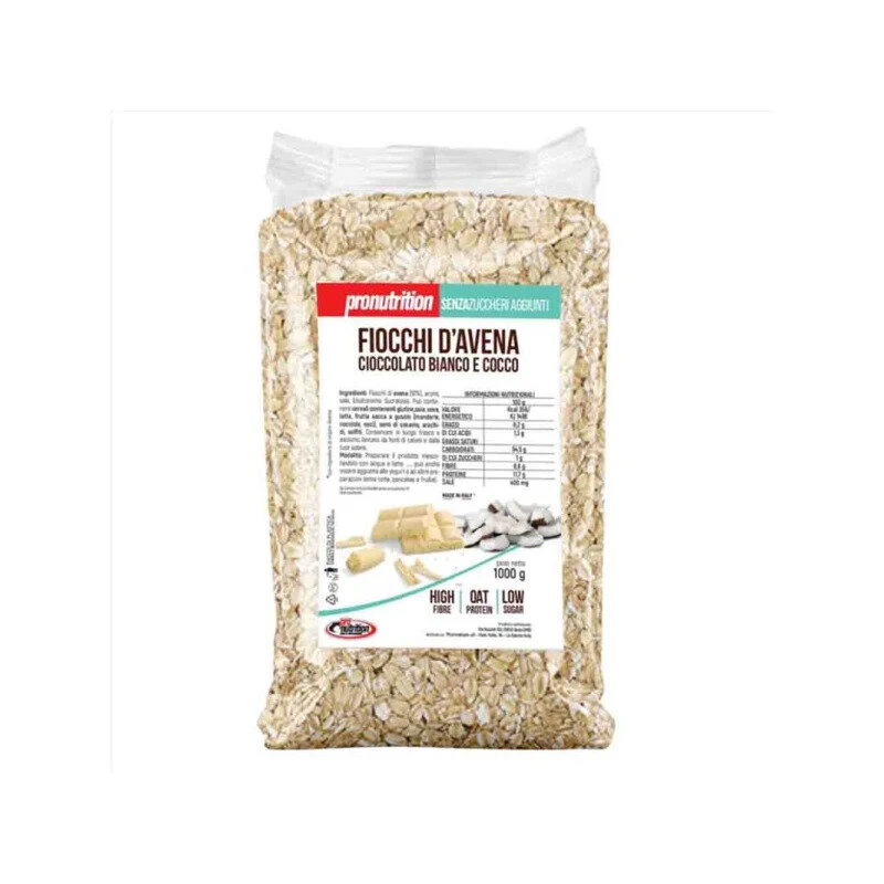 Pronutrition Fiocchi D'Avena Gusto Cioccolato Bianco & Cocco 1kg