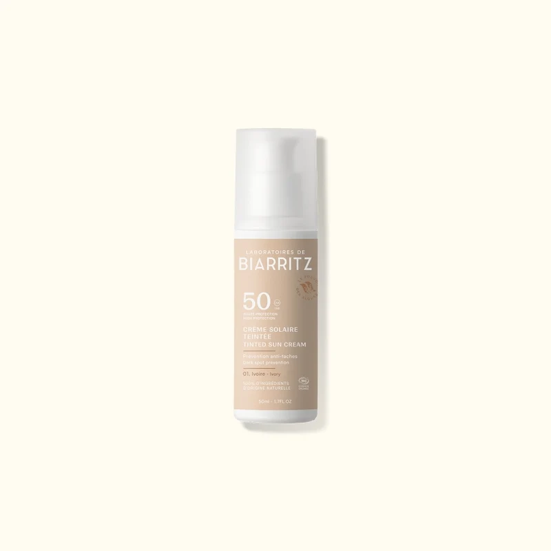Crema Solare Colorata per il Viso SPF 50 - Avorio