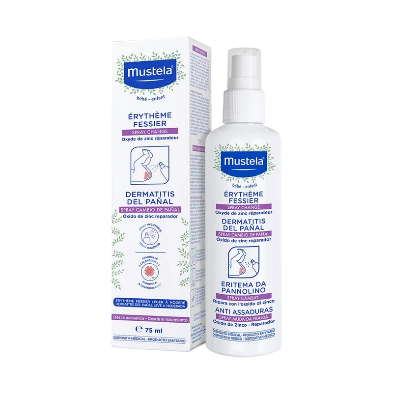 Mustela pastacambio spray 75ml (lista n A&G)
