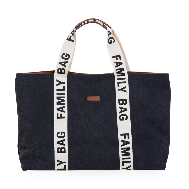 FAMILY BAG SIGNATURE TELA NERA (LISTA N ANNA E MARCO )