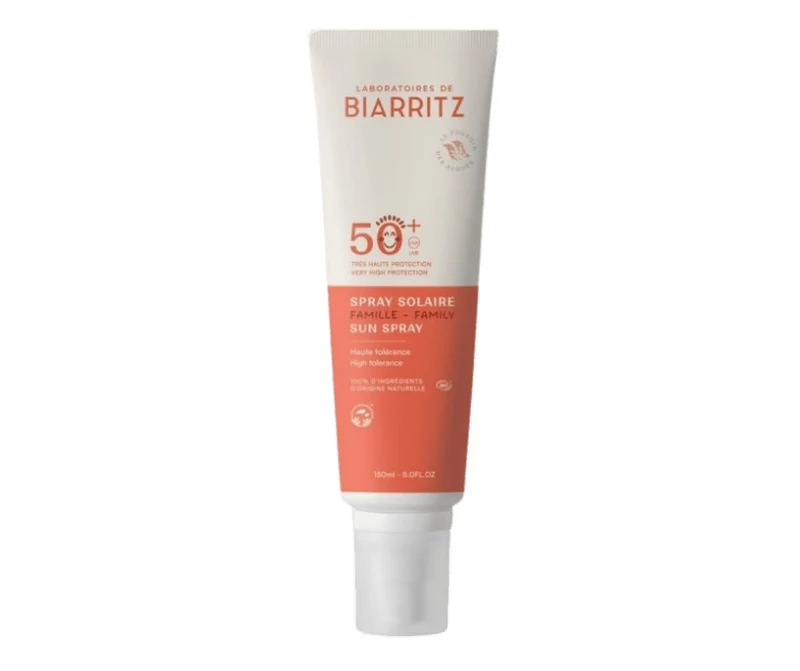Spray solare viso corpo SPF 50+ per tutta la famiglia