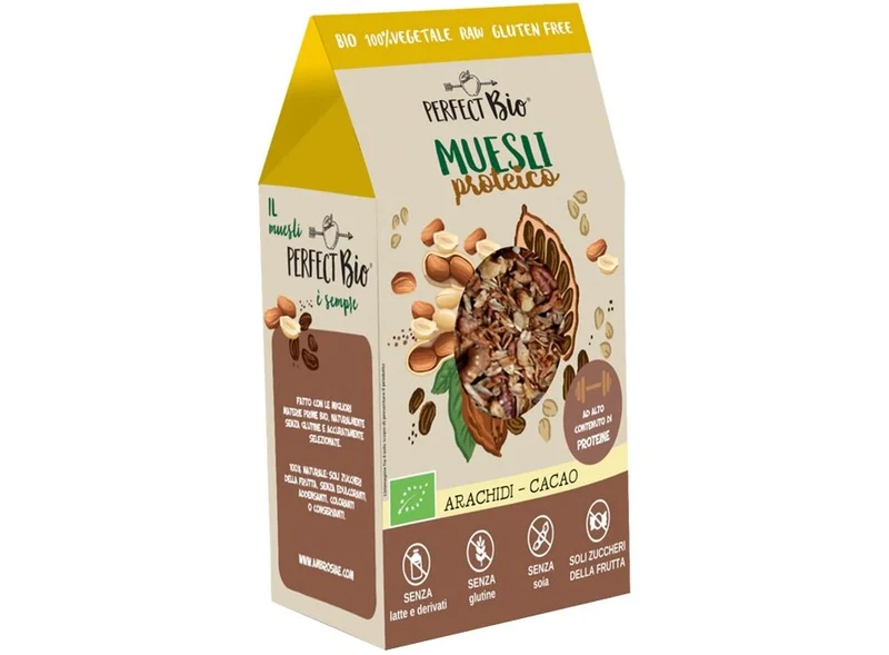 Perfect Bio Muesli Proteico Arachidi Cacao 275g