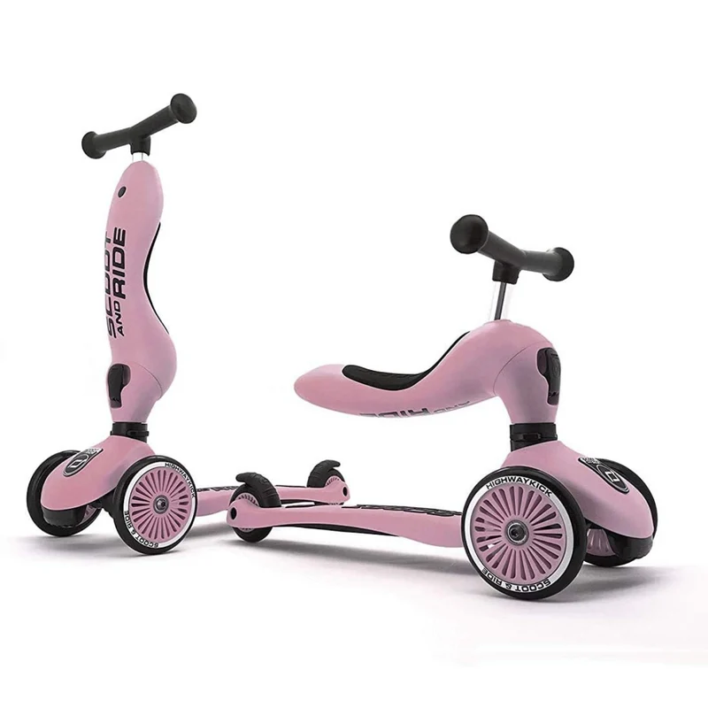 SCOOT and RIDEHighwaykick 1 - Trasformabile 2 in 1 rosa - rose