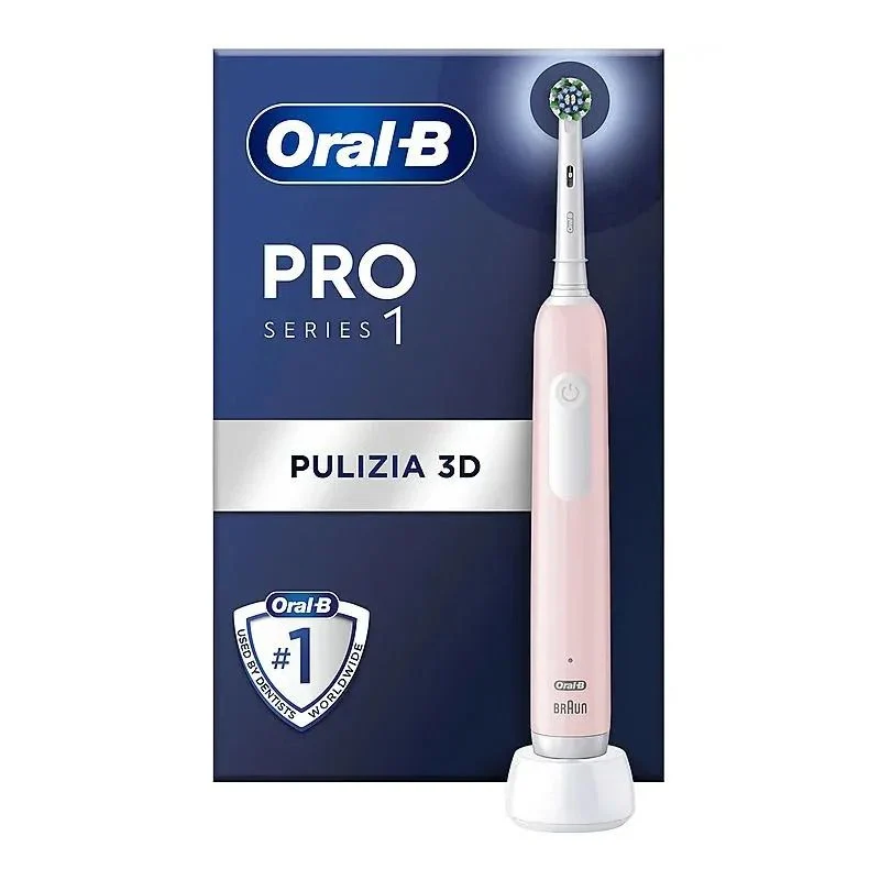 Oral-B Pro Series 1 Spazzolino Elettrico Rosa + 1 Testina Di Ricambio