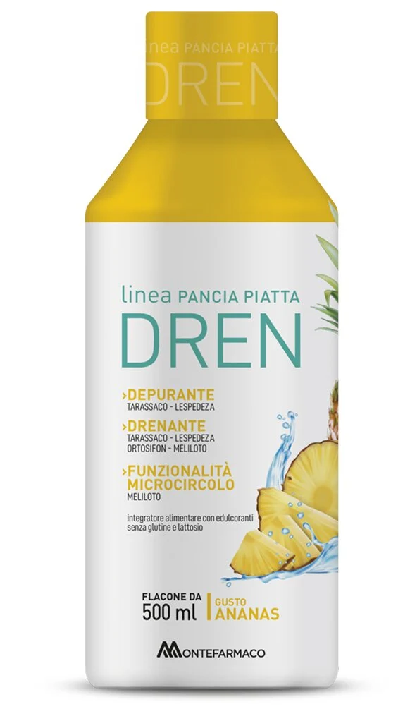 Pancia Piatta DREN Gusto Ananas 500ml