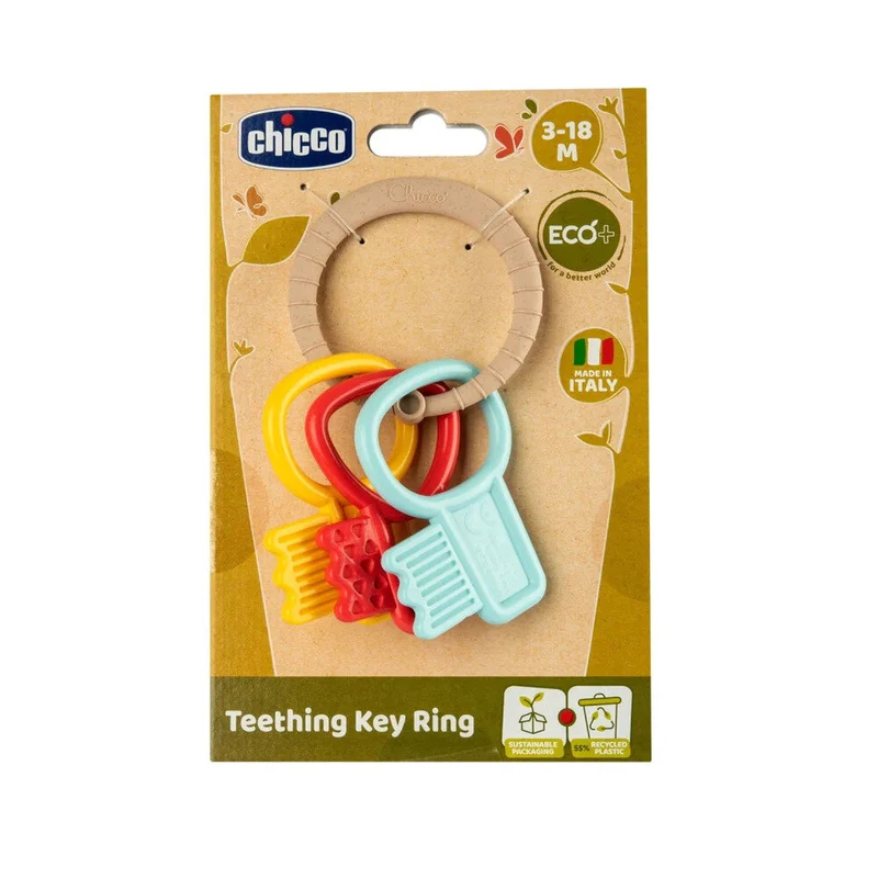 Chicco Eco+ Trillino Chiavi Colorate 3-18m 1 Pezzo