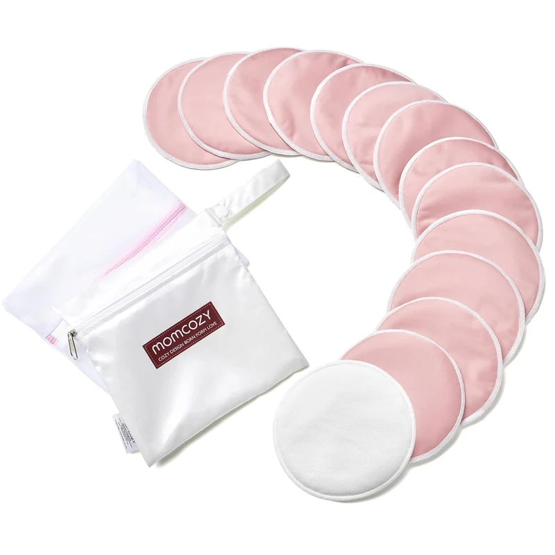 Coppette Assorbilatte Riutilizzabili Momcozy - Confezione da 14