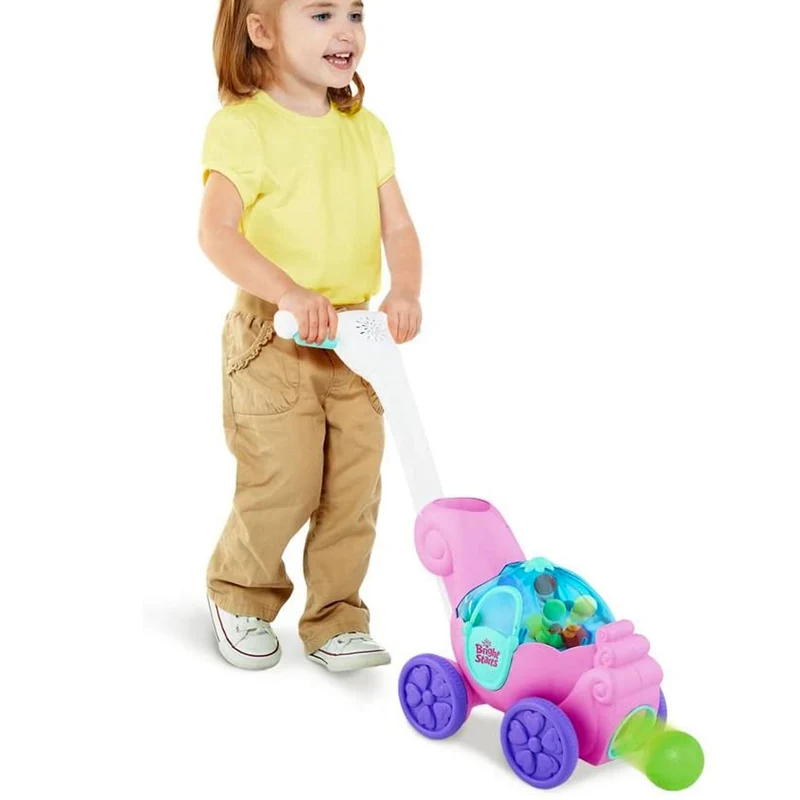 CARROZZA Gioco Sparapalle Rosa Bambina 2 in 1