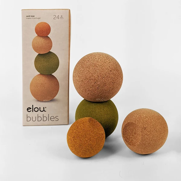 BOBBLES Sfere di equilibrio in SUGHERO Balance Toy