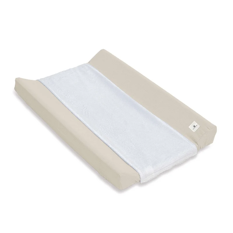 Fasciatoio 50x70 cm foglie beige per cassettiera · Nandina 635-116
