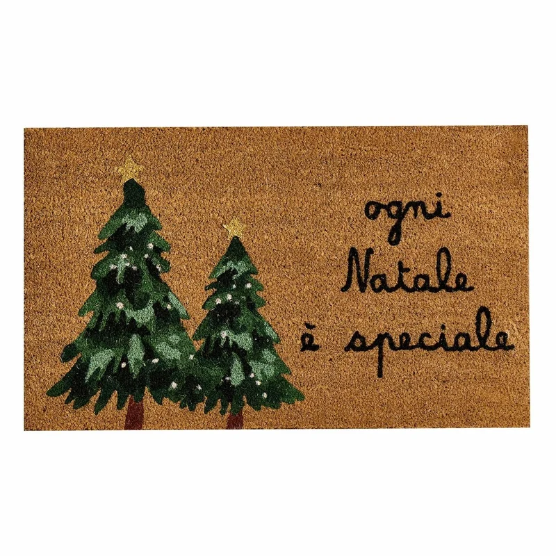 Zerbino in Fibra di Cocco Naturale e Gomma - Ogni Natale è Speciale