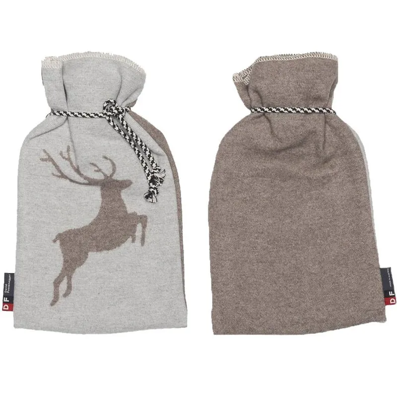 Borsa dell'acqua calda in Pile di Cotone fantasia - Deer
