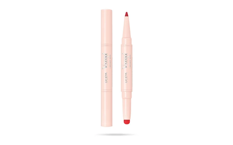 Pupa Vamp! Matita Labbra Contouring & Rossetto Brillante 010 True Red