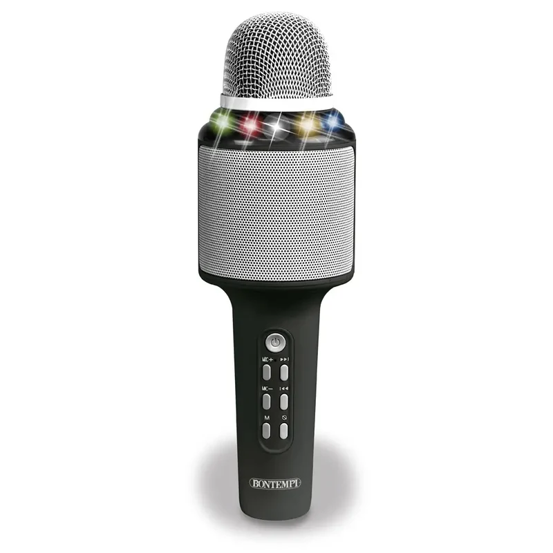 bontempi 485010 Microfono wireless con effetto luci