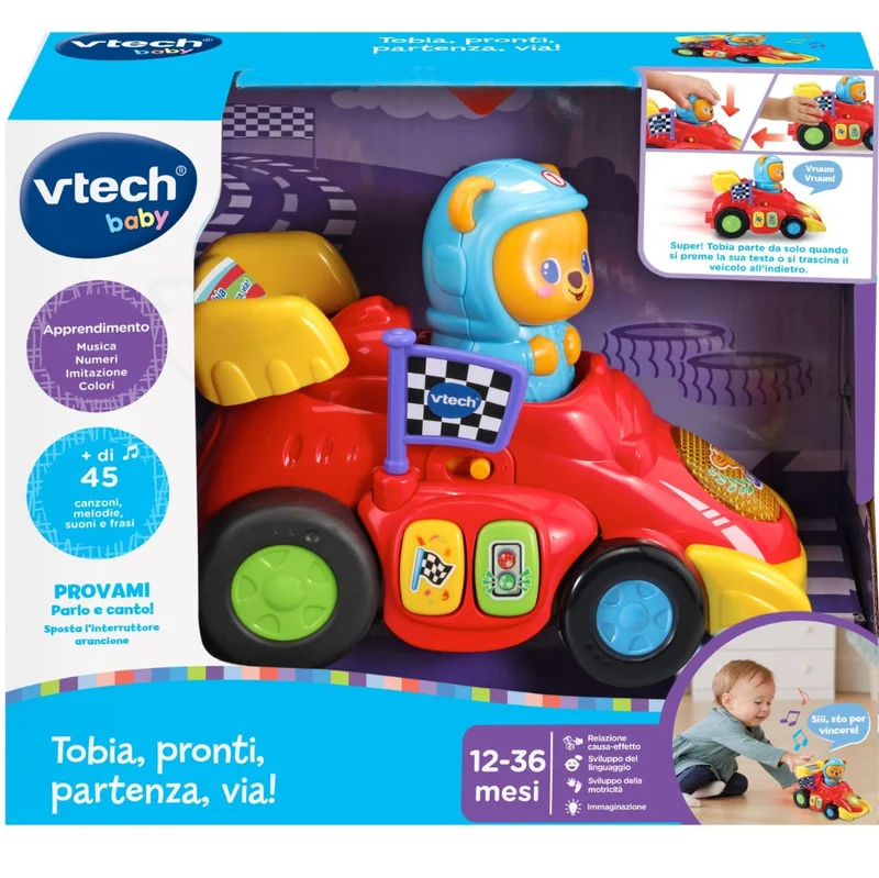 VTECH TOBIA PRONTI PARTENZA VIA