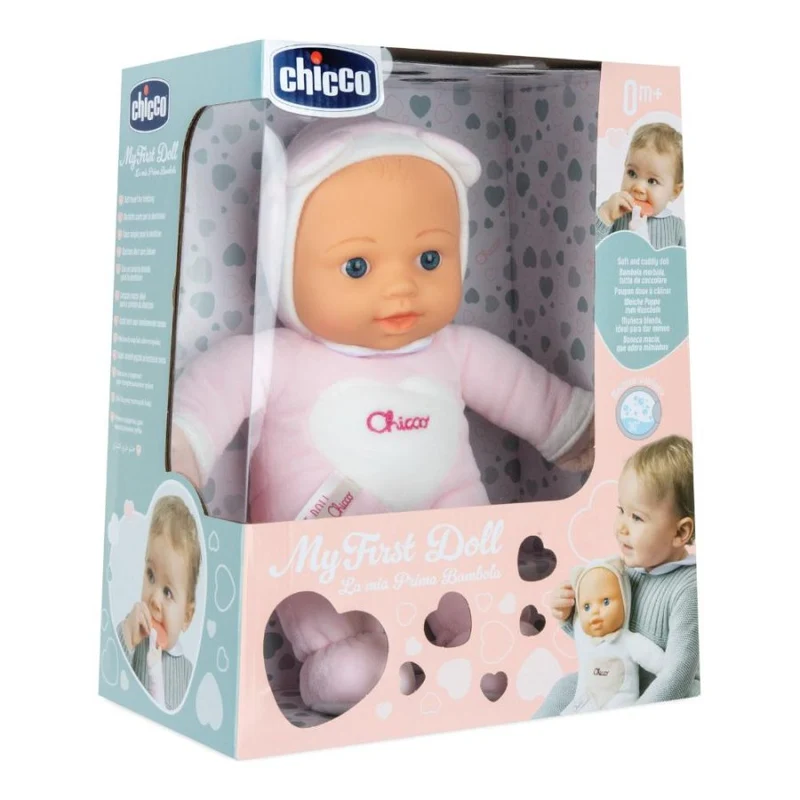 CHICCO GIOCO BAMBOLA ROSA 12117