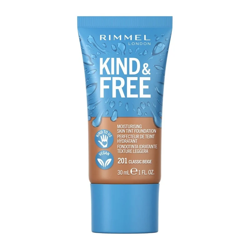 Rimmel Fondotinta Idratante Kind&Free 201 Classic Beige 30ml
