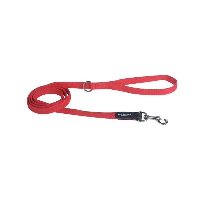Tre Ponti Easy Fit Guinzaglio Classico T340 130cm rosso