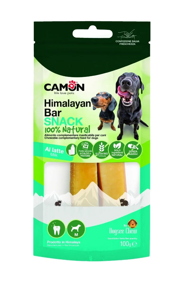 Camon Snack Barretta Latte Cane Taglia M 100g