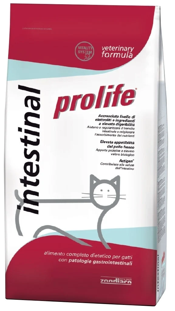 Prolife Veterinary Intestinal Cibo Secco Per Gatti Sacco 500g