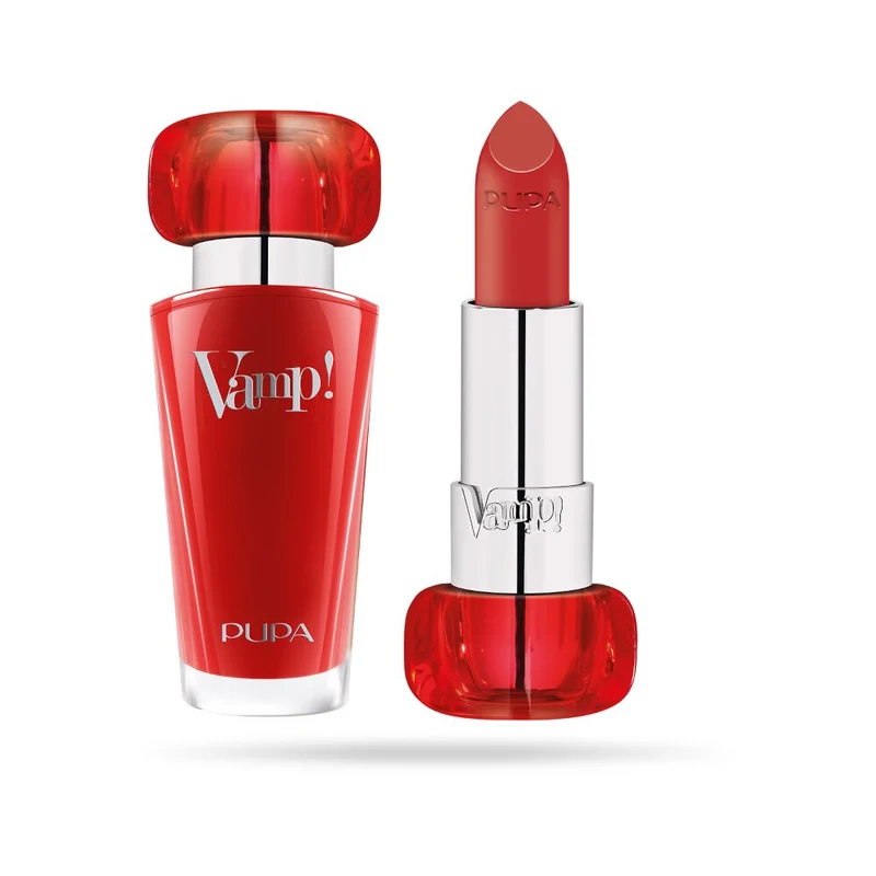 Pupa Vamp! Lipstick Rossetto Volumizzante 3,5g -Red Flame 304