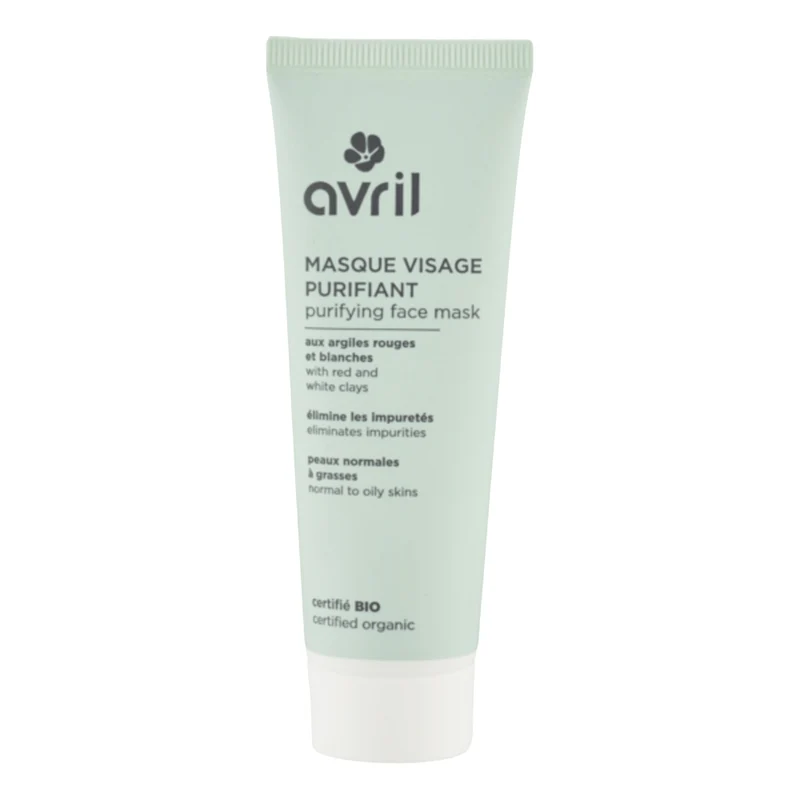 Maschera viso purificante all'argilla