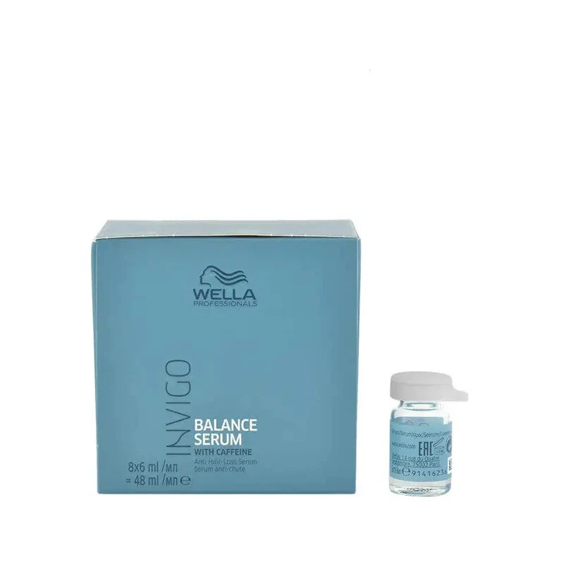 Wella Professionals Invigo Balance Anti-Hairloss Serum Trattamento Anticaduta 8x6ml