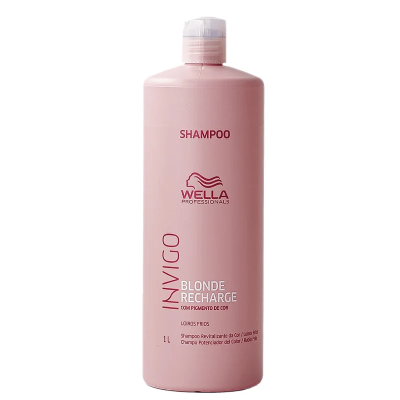 Wella Professionals Invigo Blonde Recharge Shampoo Per Capelli Biondi 1 L