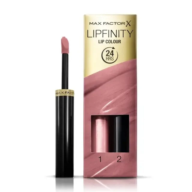 Max Factor Set Labbra Lipfinity Lip Colour Numero 001 Pearly Nude