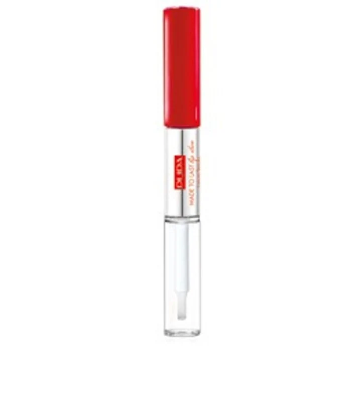 Pupa Made to Lip Duo Rossetto liquido Colore&Topcoat waterproof n. 006 Fire Red