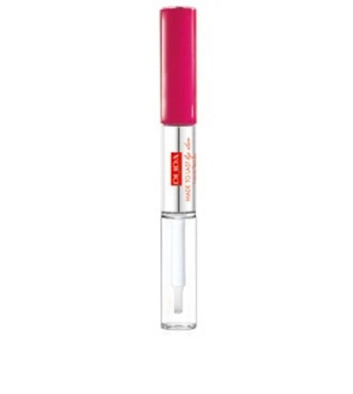 Pupa Made to Lip Duo Rossetto liquido Colore&Topcoat waterproof n. 004 Geranium Fuchsia