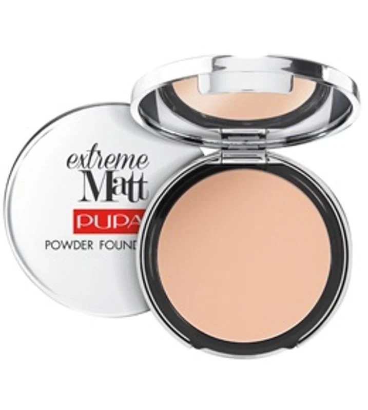 Pupa Extreme Matt Fondotinta compatto polvere n. 020 Light Beige per pelli olivastre chiare