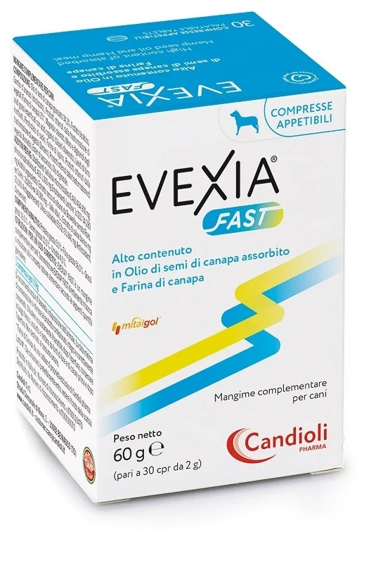 Candioli Evexia Fast Mangime Complementare Per Cani 30 Compresse