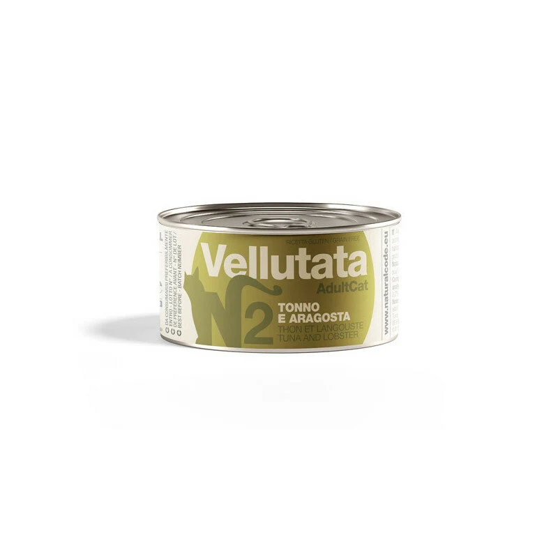 Natural Code N2 Vellutata Tonno ed Aragosta Gatti Adulti Lattina 85g