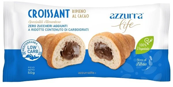 Azzurra Life Croissant Al Cacao 50g
