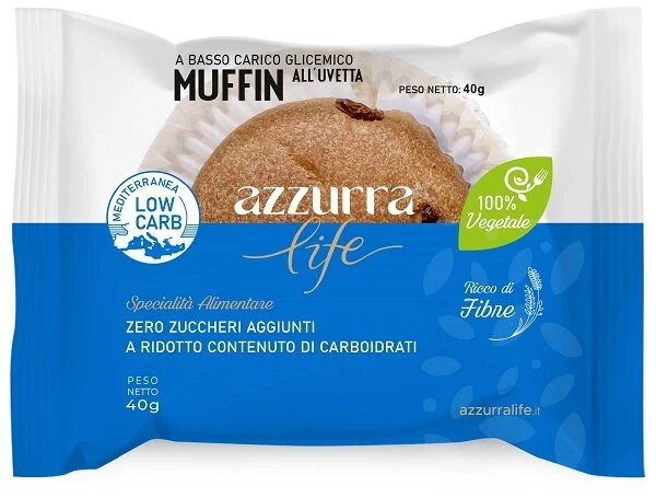 AZZURRA LIFE MUFFIN UVETTA 40G