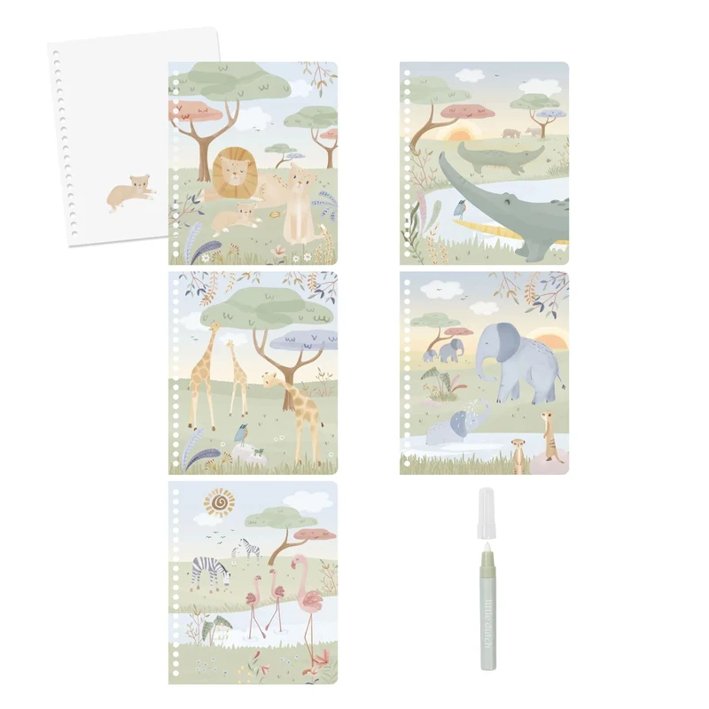 Little Dutch - Libro Magico ad acqua Safari Jim