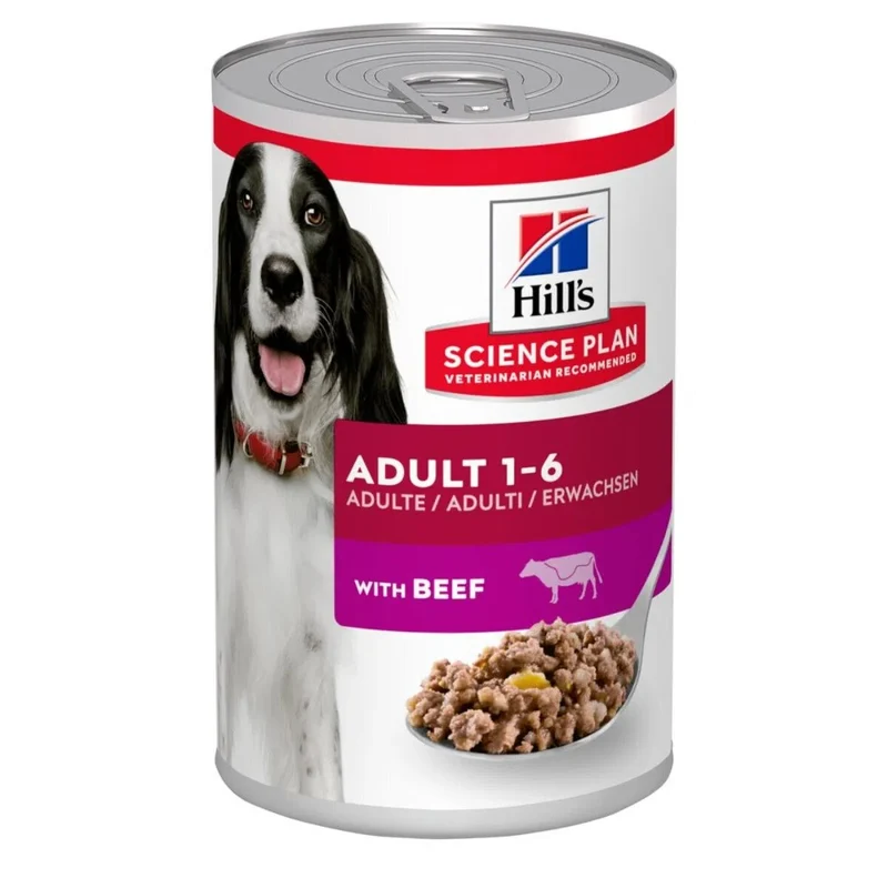 Hill's Science Plan Adult Alimento Per Cani Con Manzo 370g