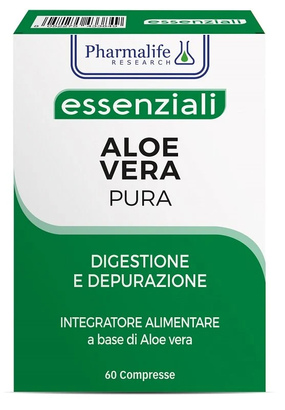 Pharmalife Research Essenziali Aloe Vera Pura 60 Compresse