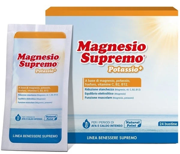 Magnesio Supremo Potassio+ 24 Bustine